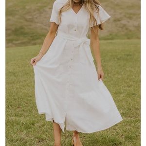 Roolee- The Alfalfa Embroidered Maxi- size Medium